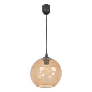 Lámpara colgante BALL 1xE27/60W/230V diá. 25 cm beige