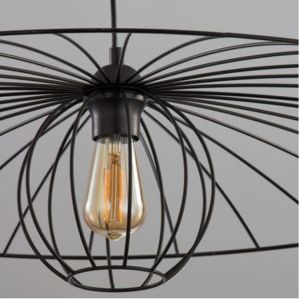 Lámpara colgante BARBELLA 1xE27/60W/230V diá. 80 cm