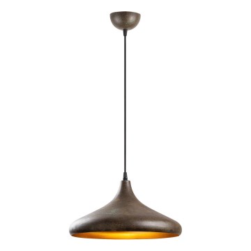 Lámpara colgante BAREK 1xE27/40W/230V gris