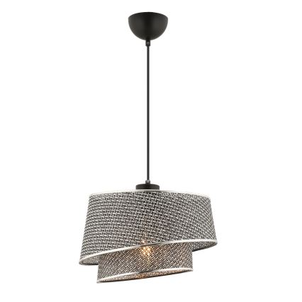 Lámpara colgante BARETTE 1xE27/60W/230V gris/cobre brillante