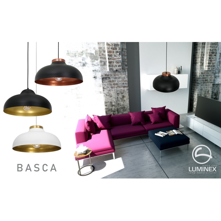 Lámpara colgante BASCA 1xE27/60W/230V
