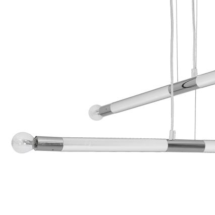 Lámpara colgante BASTONE WHITE 4xE14/40W/230V