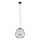Lámpara colgante BELL 1xG9/12W/230V diá. 24 cm negro/dorado