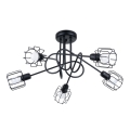 Lámpara colgante BELUCI 5xE14/40W/230V negro