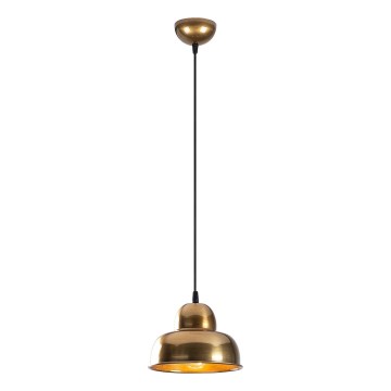Lámpara colgante BERCESTE 1xE27/40W/230V dorado