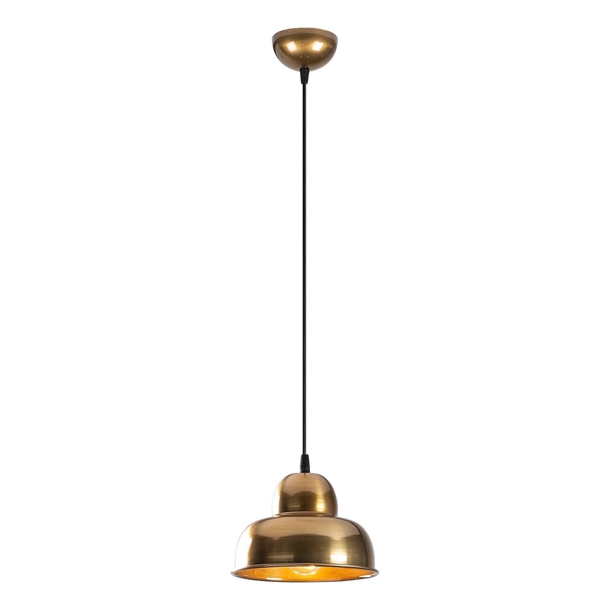 Lámpara colgante BERCESTE 1xE27/40W/230V dorado
