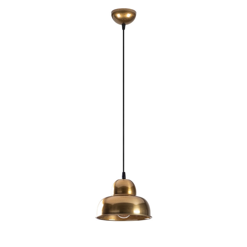 Lámpara colgante BERCESTE 1xE27/40W/230V dorado