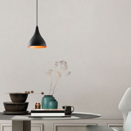 Lámpara colgante BERCESTE 1xE27/40W/230V