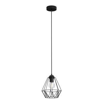 Lámpara colgante BERGEN 1xE27/60W/230V negro