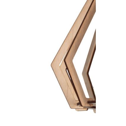 Lámpara colgante BERGO 1xE27/60W/230V blanco