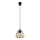 Lámpara colgante BERGO 1xE27/60W/230V negro