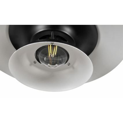Lámpara colgante BERIT 1xE27/20W/230V negro