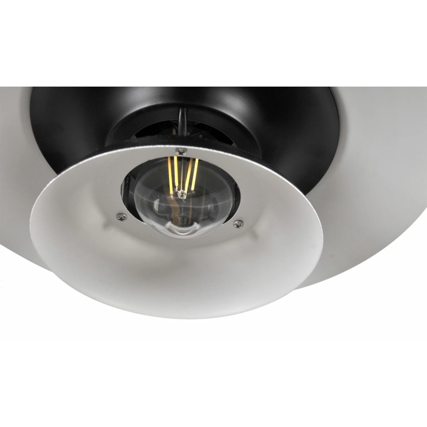 Lámpara colgante BERIT 1xE27/20W/230V negro