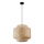 Lámpara colgante BERTA 1xE27/20W/230V diá. 40 cm bambú