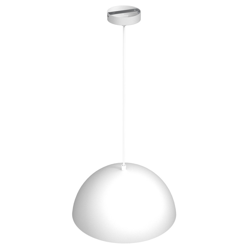 Lámpara colgante BETA 1xE27/60W/230V diá. 35 cm blanco