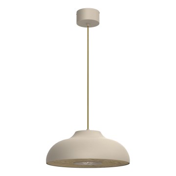 Lámpara colgante BILBAO 1xE27/15W/230V diá. 40 cm beige