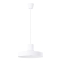 Lámpara colgante BILO 1xE27/15W/230V diá. 35 cm blanco