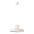 Lámpara colgante BILO 1xE27/15W/230V diá. 35 cm color crema