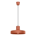 Lámpara colgante BILO 1xE27/15W/230V diá. 35 cm naranja