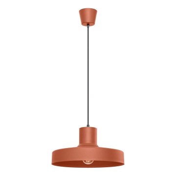 Lámpara colgante BILO 1xE27/15W/230V diá. 35 cm naranja