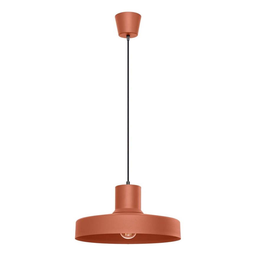 Lámpara colgante BILO 1xE27/15W/230V diá. 35 cm naranja