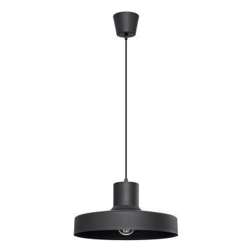 Lámpara colgante BILO 1xE27/15W/230V diá. 35 cm negro