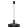 Lámpara colgante BILO 1xE27/15W/230V diá. 35 cm negro