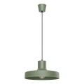 Lámpara colgante BILO 1xE27/15W/230V diá. 35 cm verde