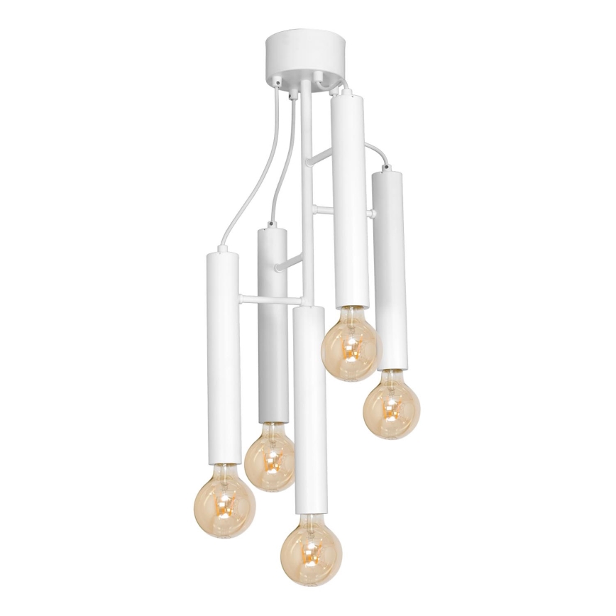 Lámpara colgante BISSA 5xE27/60W/230V