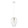Lámpara colgante BLANCHE 1xE27/11W/230V blanco