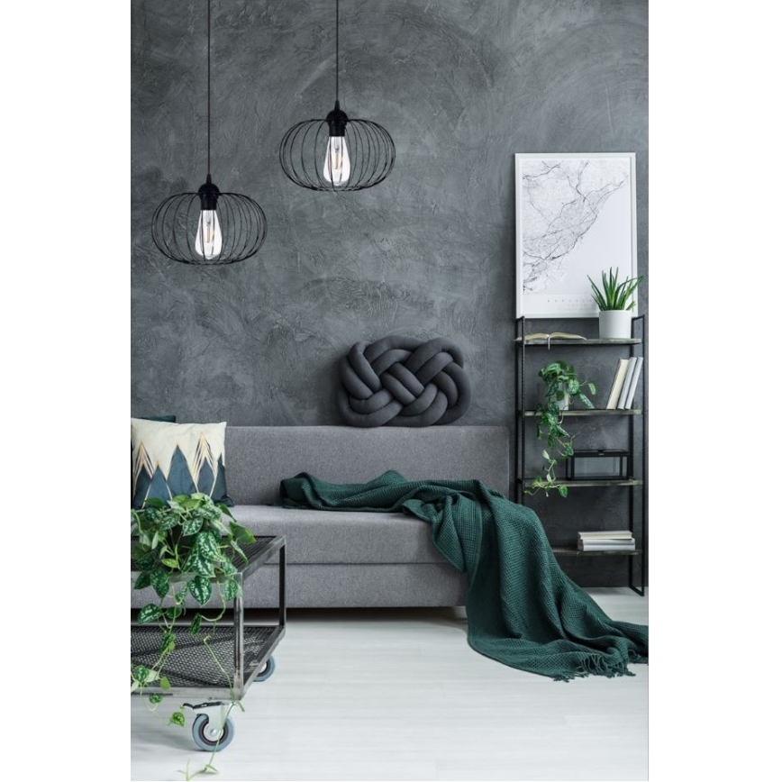 Lámpara colgante BOCCA 2xE27/60W/230V