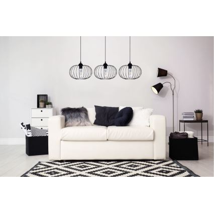 Lámpara colgante BOCCA 3xE27/60W/230V