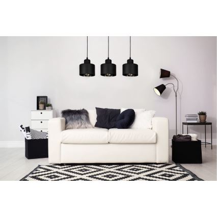 Lámpara colgante BODO 3xE27/60W/230V