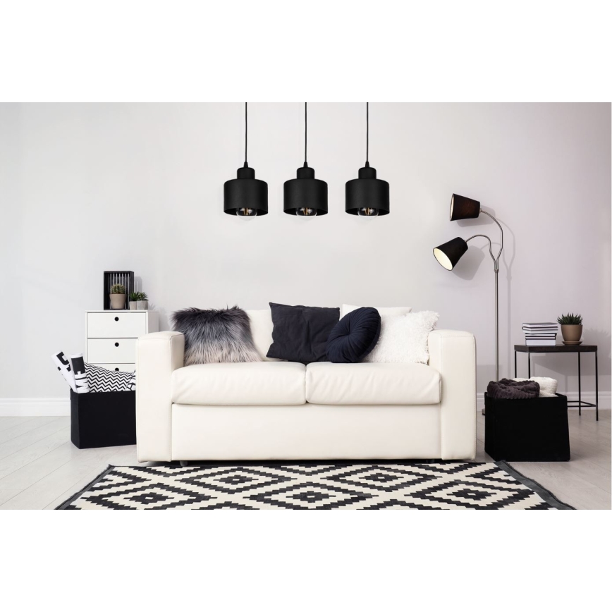 Lámpara colgante BODO 3xE27/60W/230V