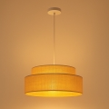 Lámpara colgante BOHO 1xE27/60W/230V beige