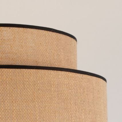 Lámpara colgante BOHO 1xE27/60W/230V diá. 40 cm beige