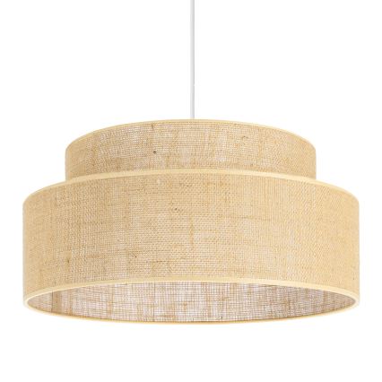 Lámpara colgante BOHO 1xE27/60W/230V diá. 40 cm beige