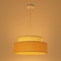 Lámpara colgante BOHO 1xE27/60W/230V diá. 40 cm ratán