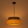Lámpara colgante BOHO 1xE27/60W/230V marrón/beige
