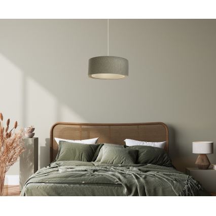 Lámpara colgante BOHO TRINITI 1xE27/60W/230V gris