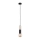 Lámpara colgante BOLID 1xE27/60W/230V dorado/negro
