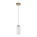 Lámpara colgante BOSCO 1xE27/60W/230V abedul