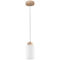 Lámpara colgante BOSCO 1xE27/60W/230V roble