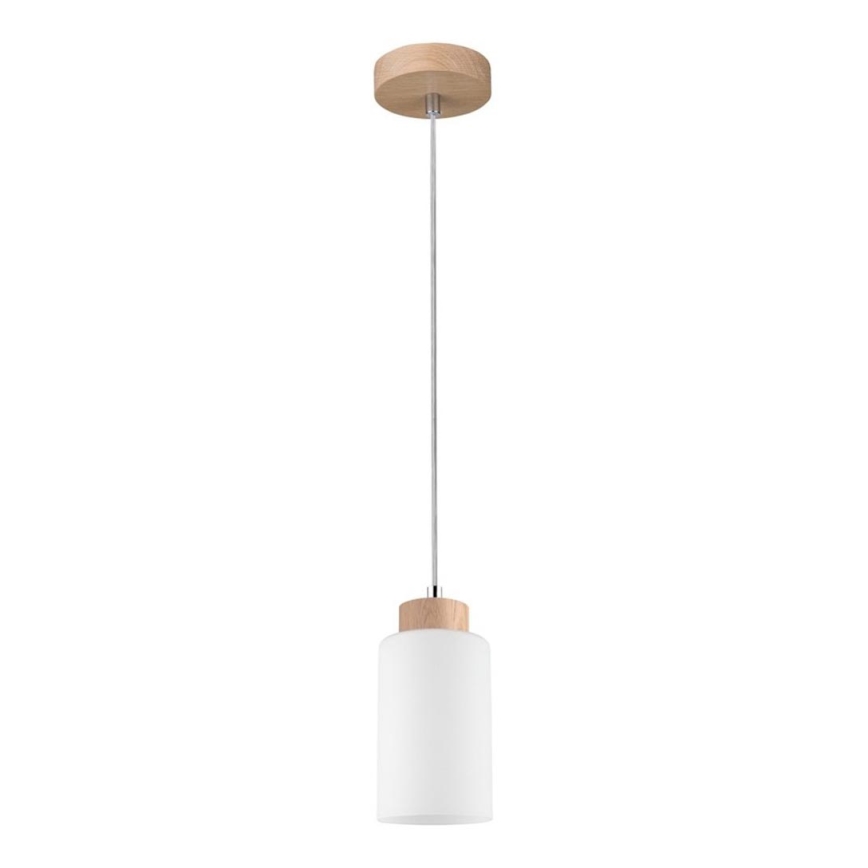 Lámpara colgante BOSCO 1xE27/60W/230V roble