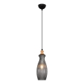 Lámpara colgante BOTTLE 1xE14/4W/230V ahumada