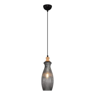 Lámpara colgante BOTTLE 1xE14/4W/230V ahumada