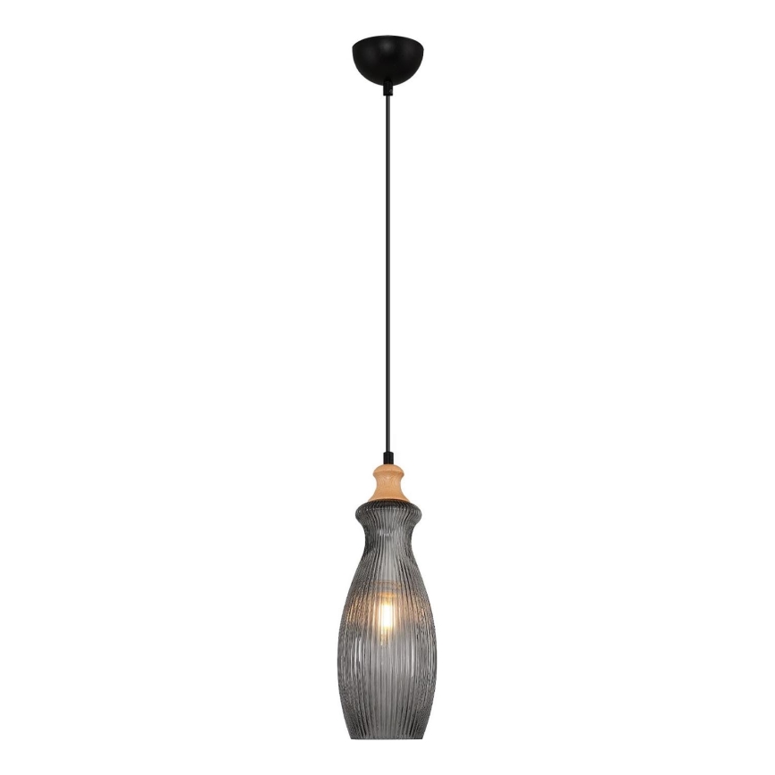 Lámpara colgante BOTTLE 1xE14/4W/230V ahumada