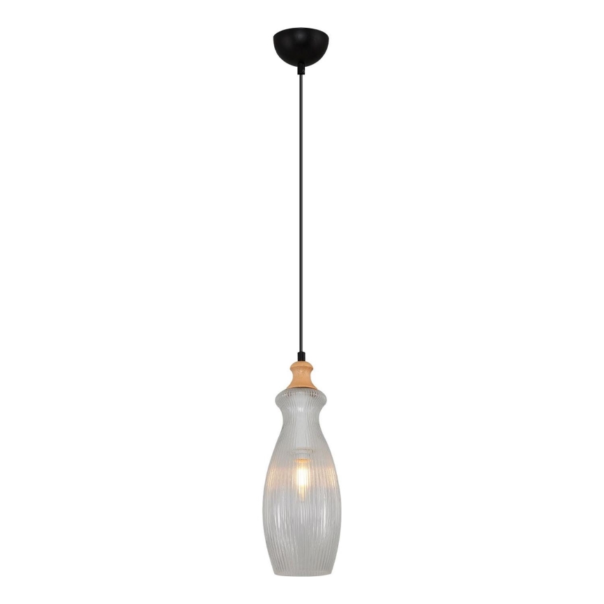 Lámpara colgante BOTTLE 1xE14/4W/230V clara