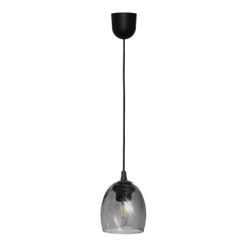 Lámpara colgante BRILLANT 1xE27/15W/230V gris