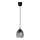 Lámpara colgante BRILLANT 1xE27/15W/230V gris